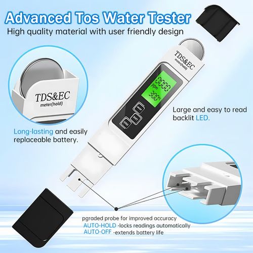 🔥Last Day 48% OFF🔥2025 All-New 4 in 1 Digital Water Tester