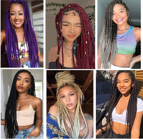 Silk bone straight synthetic crochet hair straight silk bone straight braiding hair extension for braiding 28 inches 150g