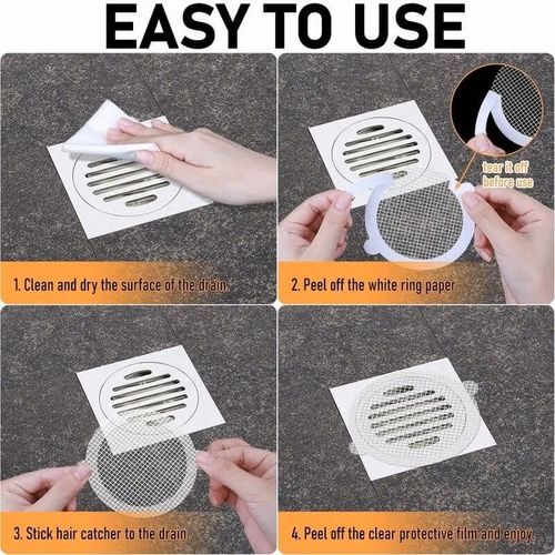 🔥10 PCS Disposable Shower Drain Hair Catcher