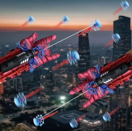 Spider M role-playing costume launcher gloves spider web shooter children's novelty & role-playing spider hero fun toy