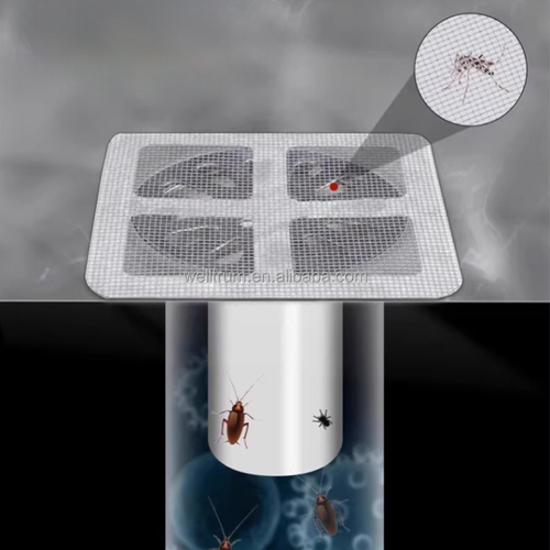 Wholesale disposable drain stickers, kitchen square filter screens, bathroom hair-proof drain screens