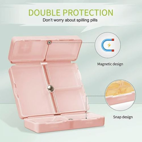 💊7 Compartments Portable Pill Case