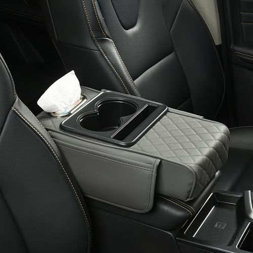 Multifunctional PU Leather Car Armrest Box Mat