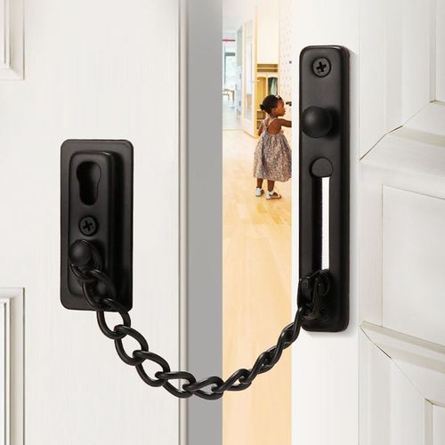 Security and anti-theft stainless steel door lock chain for hotel doormen