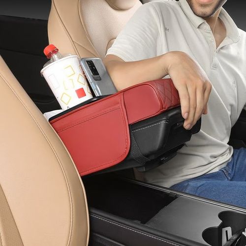 Multifunctional PU Leather Car Armrest Box Mat