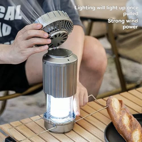 🏆Flash Sale⚡ 50K+ SOLD! Almost Gone-💥🔥5-In-1 Portable LED Camping Lantern With Fan