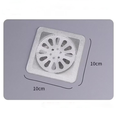 Wholesale disposable drain stickers, kitchen square filter screens, bathroom hair-proof drain screens
