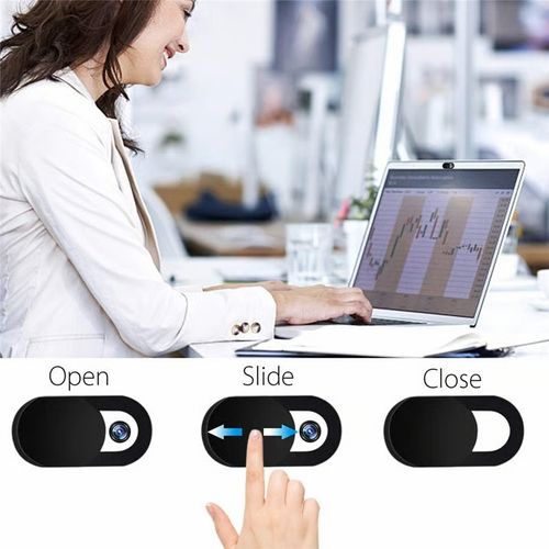 Camera Cover Slide – Ultra-Thin Webcam Privacy Protector (6 PCS)