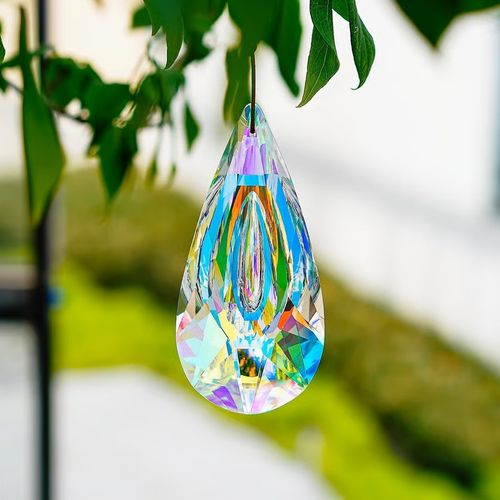 120mm AB-Color Hanging Crystals Prism Suncatcher
