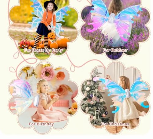 🧚‍♀️✨LED fairy wings