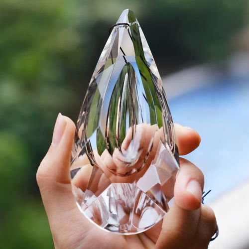 120mm AB-Color Hanging Crystals Prism Suncatcher