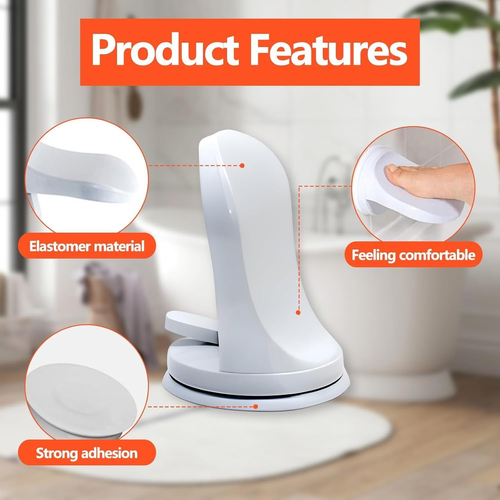 No Drill Shower Foot Rest with Suction