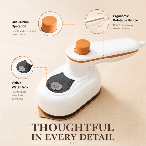 Travel-Ready Mini Steamer: Wrinkle-Free Anywhere You Go