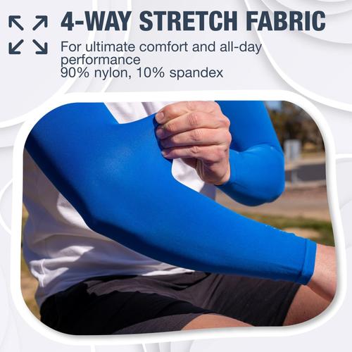 3-Pack Sun Protection Arm Sleeves – Black White Grey, UPF 50+ Cooling Compression Sleeves for Men Women, Outdoor Sports