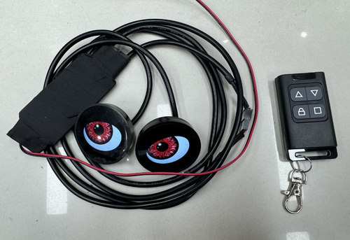 Turn Heads on Every Street – Dynamic Devil's Eye LED Headlight, Remote Controlled, 6 Modes, Fits 12–36V Cars & Matatus