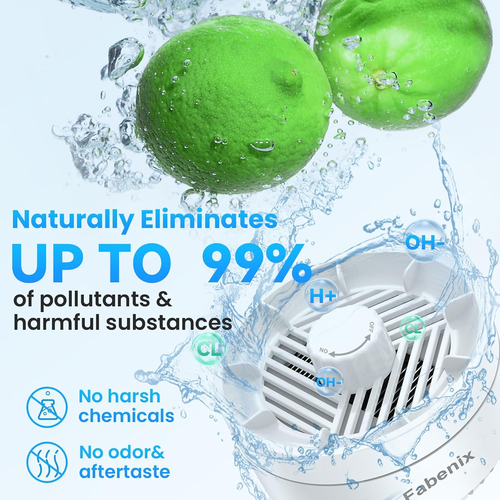 Fabenix Wireless Fruit & Vegetable Purifier – Electrolytic Ozone Cleaner for Pesticides & Bacteria, IPX7 Waterproof