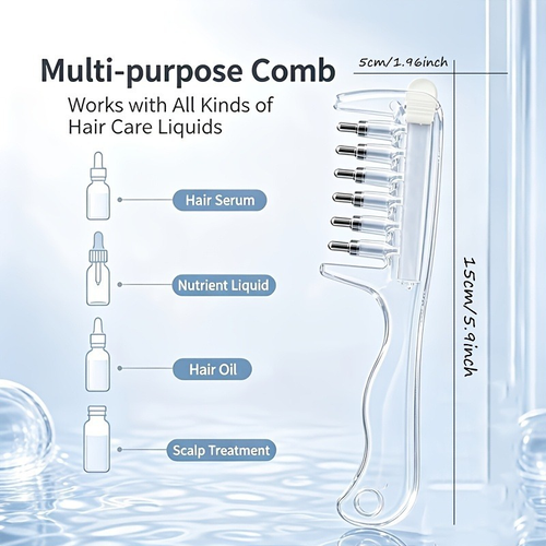 Roller Ball Massage Comb for Hair Oils & Serums