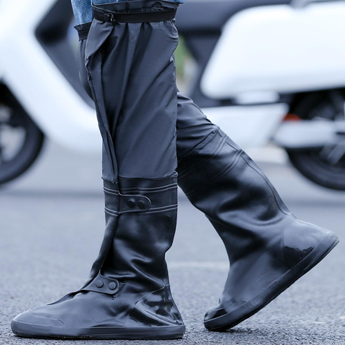 BOGO Waterproof Rain Boot Covers - Reusable High Tube Overshoes for Outdoor