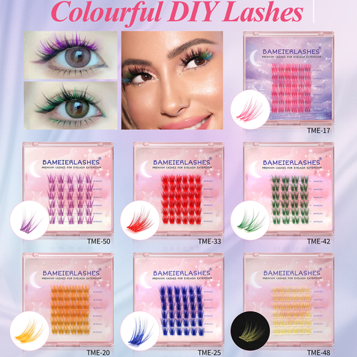 Colorful DIY Lash Kit + Free Tweezer