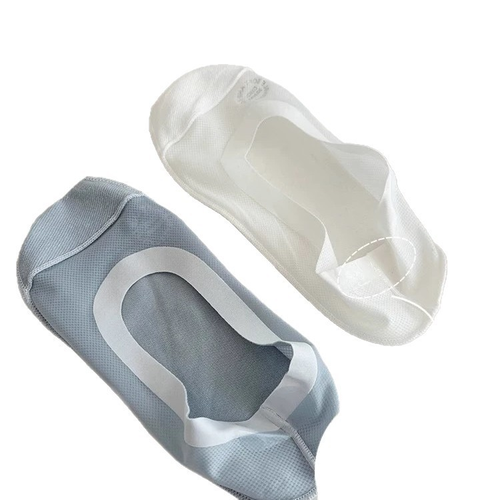 4 Pairs Breathable No-Show Socks – Non-Slip Invisible Low-Cut Socks for Men & Women
