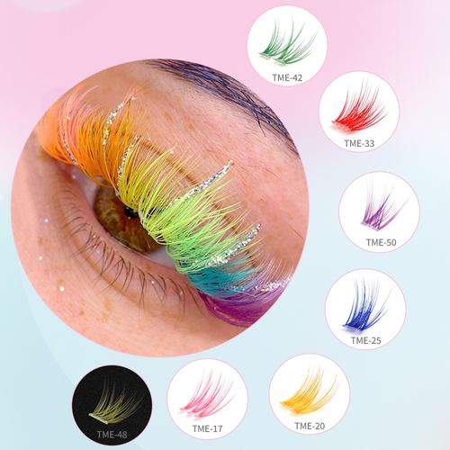 Colorful DIY Lash Kit + Free Tweezer