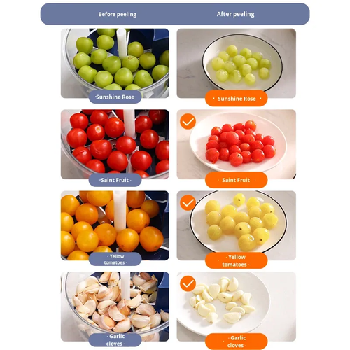 Electric One-Click Fruit & Garlic Peeler