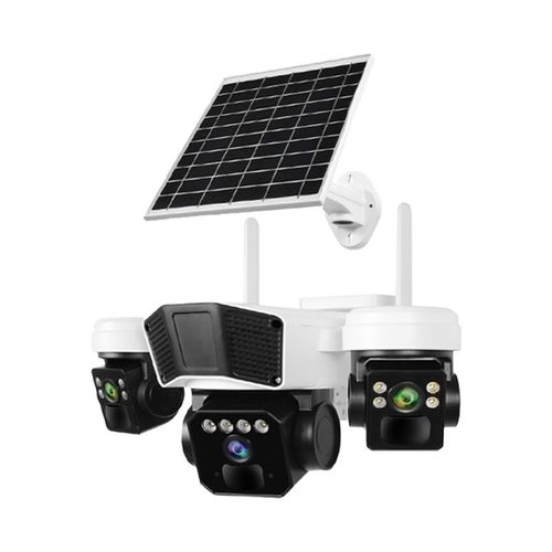 QG53 4G Triple-Lens Solar Security Camera