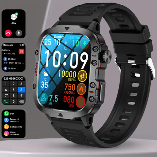 🔥 Free Shipping 🔥 Rugged Outdoor Smart Watch - 100+ Sports Modes