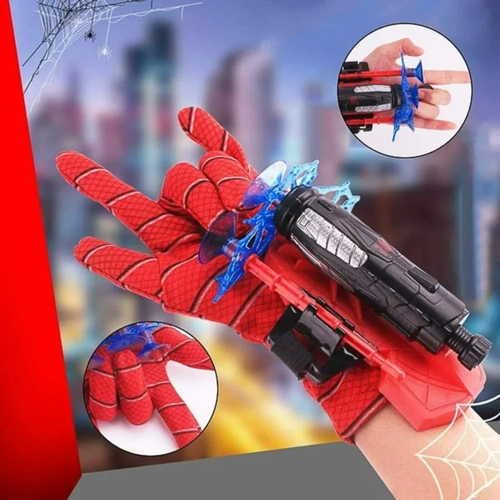 Brinquedo lançador de teias de aranha