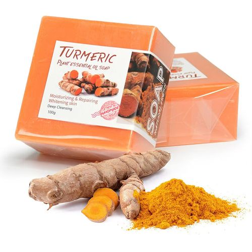 5-Pack Unisex Adult Turmeric & Kojic Acid Handmade Soap Each