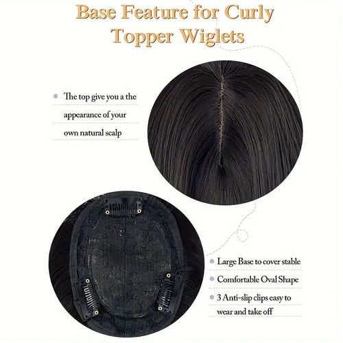 African Curly Wig - Natural Waves, Breathable, Heat-Resistant & Realistic
