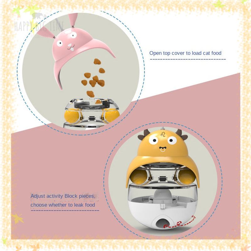 Pet Tumbler Leaking Food Ball Tease Stick Educational Toy To Relieve Boredom Pet Supplies