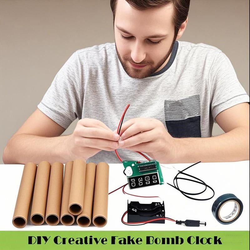 Dynamite Shaped Clock