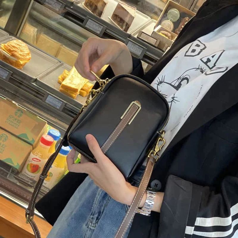 🌟 Améliorez votre style avec notre nouvel étui pour téléphone portable en cuir grainé Lychee ! 👝Mini sac à bandoulière léger pour épaule avec espace pour téléphone