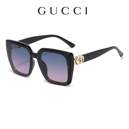 GUCCI Dámske slnečné okuliare s obdĺžnikovým rámom