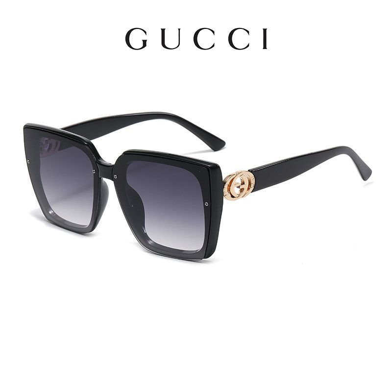 GUCCI Dámske slnečné okuliare s obdĺžnikovým rámom