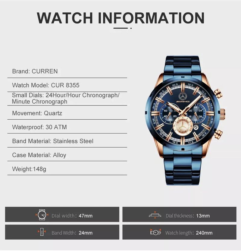 Pánske hodinky Mercedes-Benz