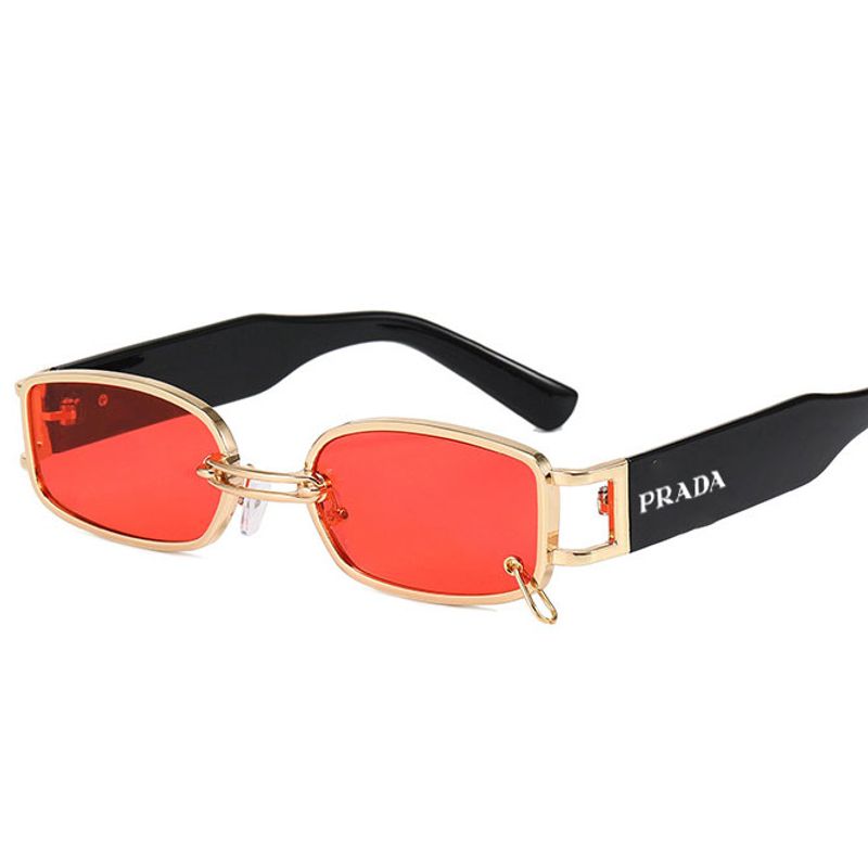 PRADA Dámske slnečné okuliare s obdĺžnikovým rámom