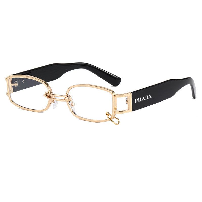 PRADA Dámske slnečné okuliare s obdĺžnikovým rámom