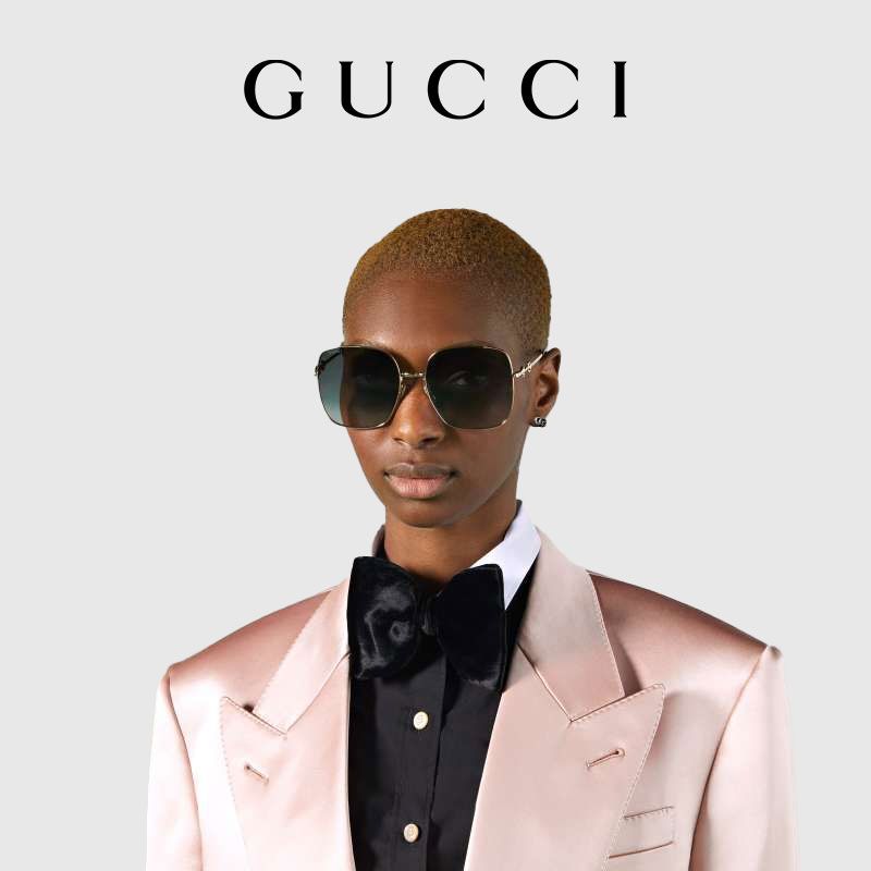 GUCCI hranaté slnečné okuliare