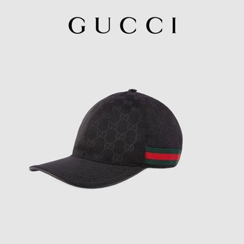 GUCCI Dámska a pánska plátená šiltovka s látkovým remienkom