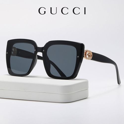 *GUCCI Dámske slnečné okuliare s obdĺžnikovým rámom