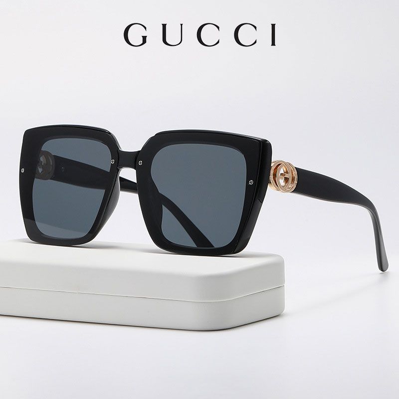 *GUCCI Dámske slnečné okuliare s obdĺžnikovým rámom