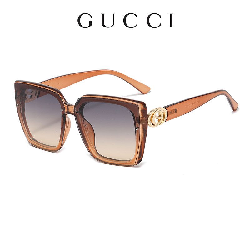 *GUCCI Dámske slnečné okuliare s obdĺžnikovým rámom