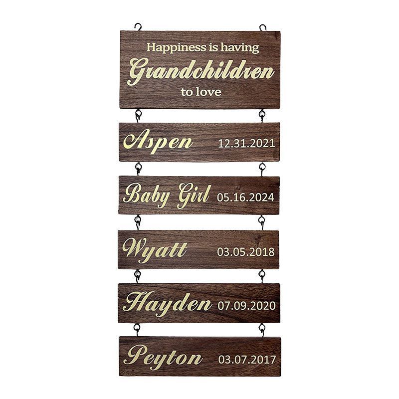 Customized Wooden Sign-Angel Style