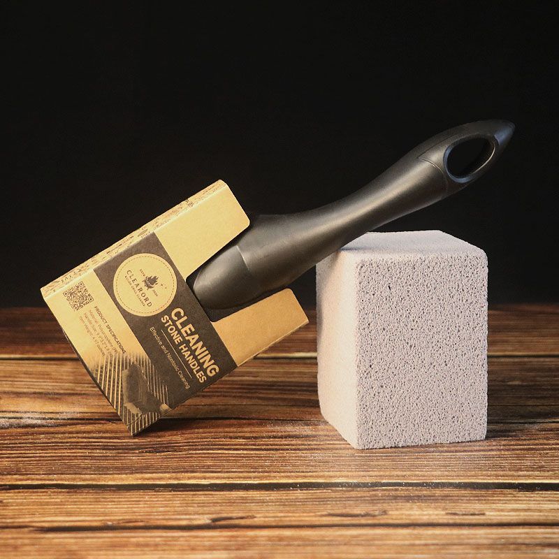 Install The Handle Of The Cleaning Stone