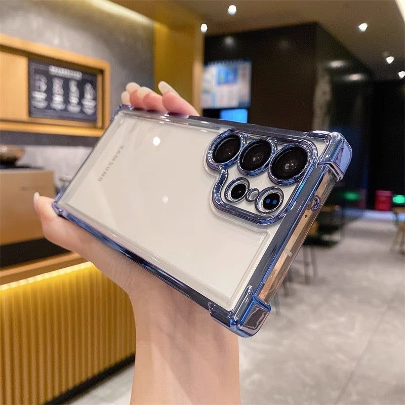 Customized Casual Vertical Name Ultra Transparent Phone Case