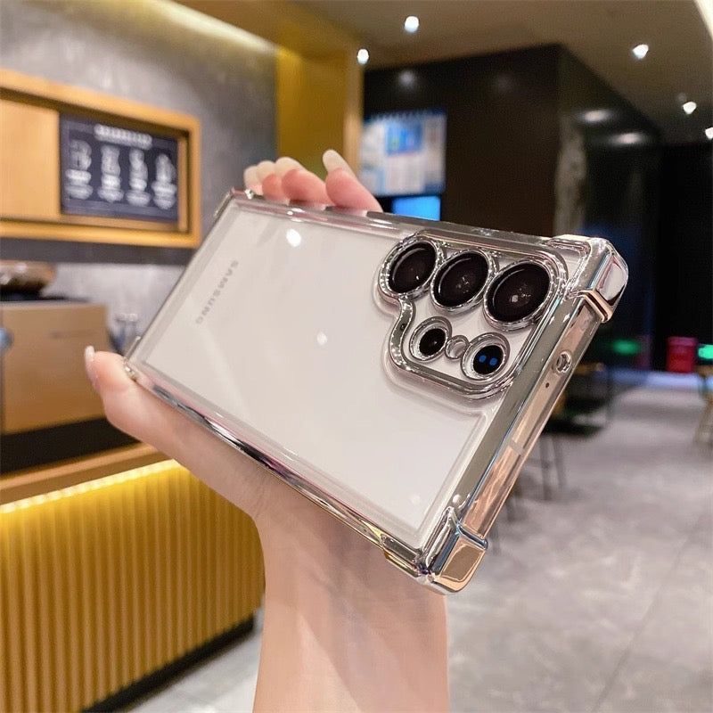 Customized Casual Vertical Name Ultra Transparent Phone Case