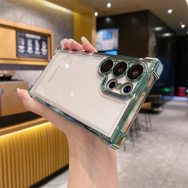 Customized Casual Vertical Name Ultra Transparent Phone Case