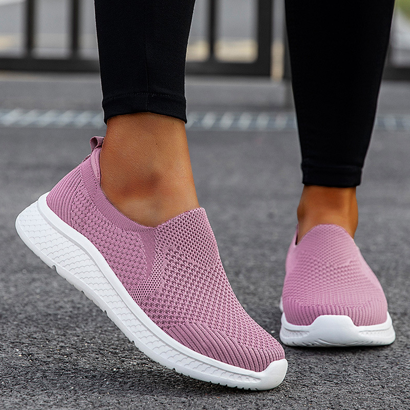 123Soft Sole Breathable Mesh Walking Shoes.